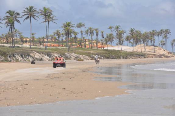 Bugue na praia em Lagoinha - CE